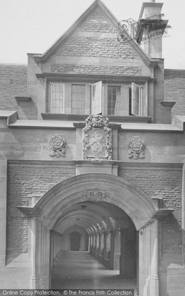 Photo of Cambridge, Emmanuel College, North Court Gateway 1914