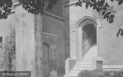 Entrance To King's College From Queens Lane 1931, Cambridge