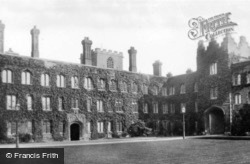 Front Court, Jesus College c.1930, Cambridge