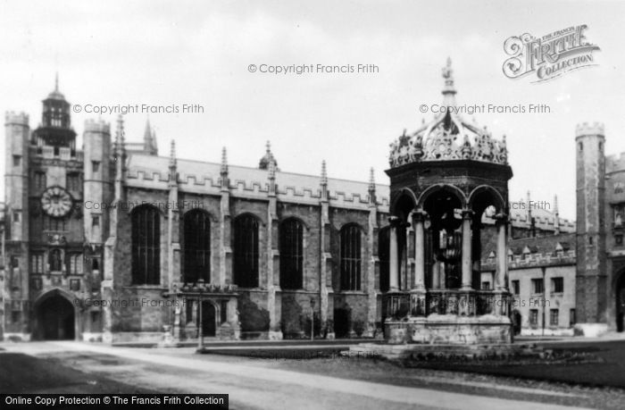 Photo of Cambridge, Front Court, Trinity College c.1930