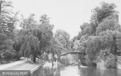 Garret Hostel Bridge c.1955, Cambridge