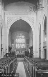 Great St Mary's Church, Interior 1890, Cambridge
