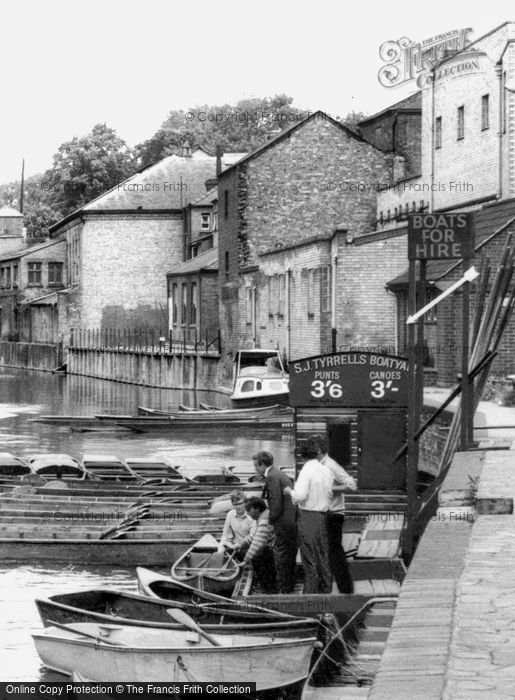 Photo of Cambridge, Hiring Boats On The River Cam c.1965