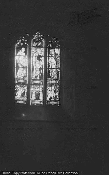 Photo of Cambridge, Jesus College, Burne Jones Window, St John 1914