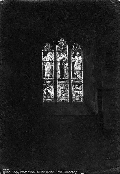 Photo of Cambridge, Jesus College, Burne Jones Window, St Mark 1914