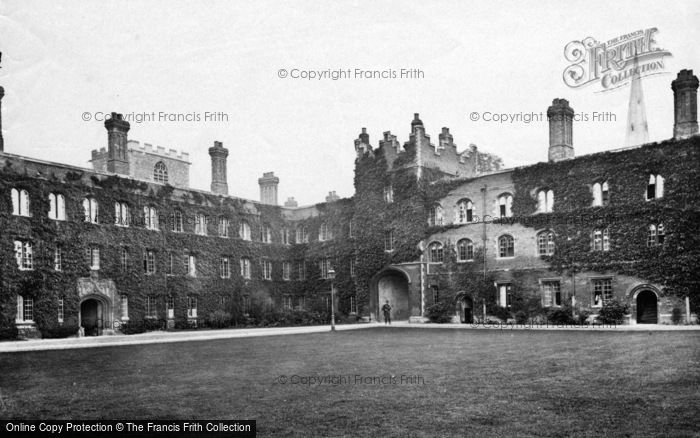 Photo of Cambridge, Jesus College, First Court c.1870