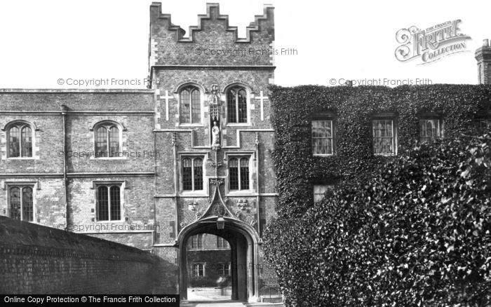 Photo of Cambridge, Jesus College, Gateway c.1878