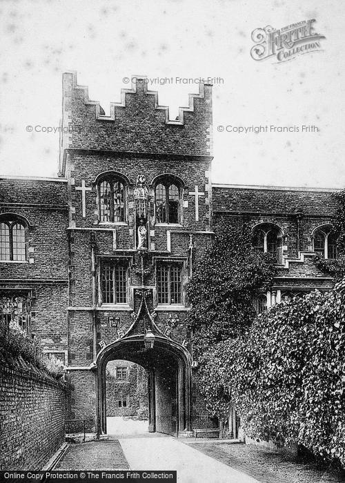 Photo of Cambridge, Jesus College Gateway c.1885