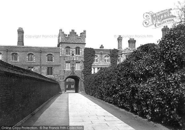 Photo of Cambridge, Jesus College Great Gate 1890