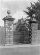 Jesus College Old Entrance Gates 1931, Cambridge