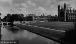 King's And Clare Colleges c.1960, Cambridge