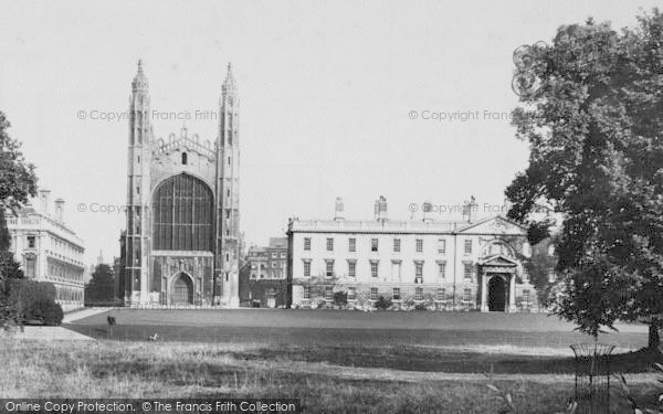 Photo of Cambridge, King's And Clare Colleges From The Backs 1908