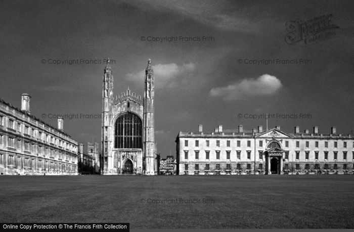 Photo of Cambridge, King's And Clare Colleges From The Bucks c.1980