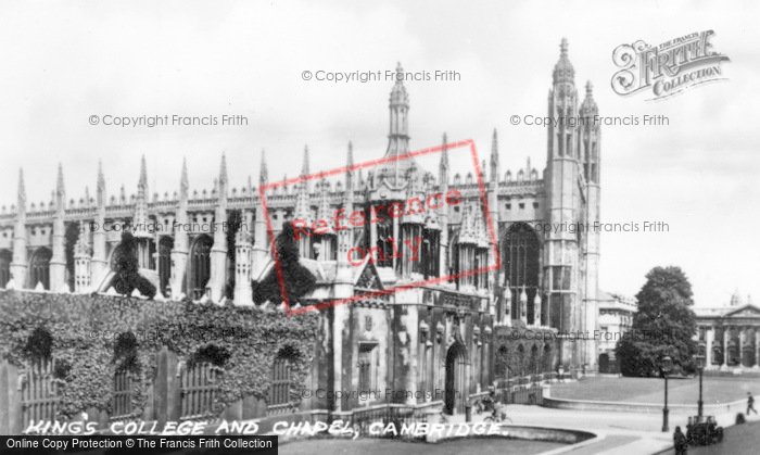 Photo of Cambridge, King's College And Chapel c.1930
