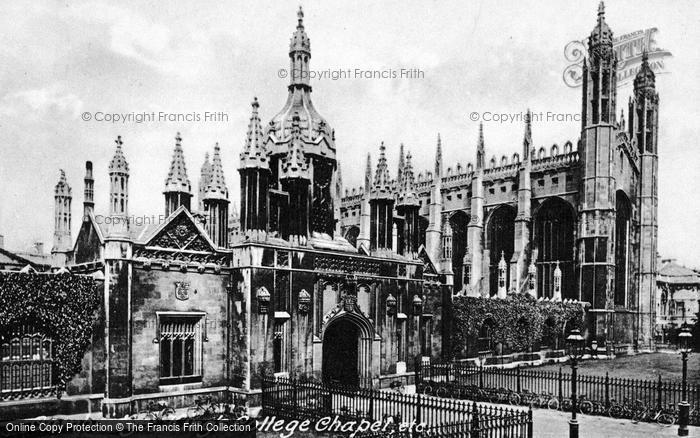 Photo of Cambridge, King's College Chapel 1890