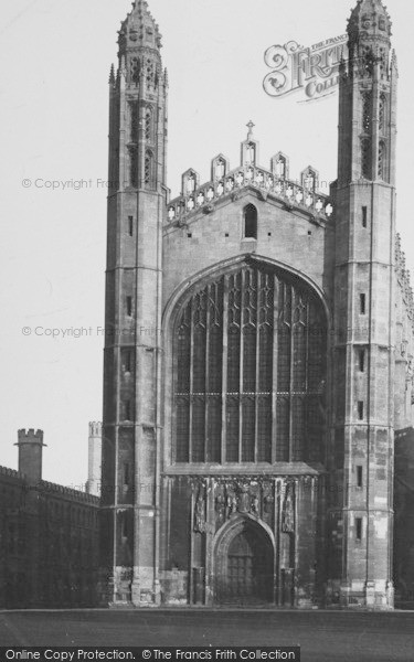 Photo of Cambridge, King's College Chapel 1890