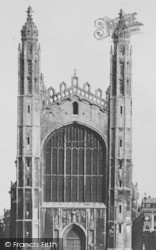 King's College Chapel 1890, Cambridge