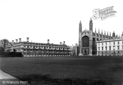 King's College Chapel And Clare College 1890, Cambridge