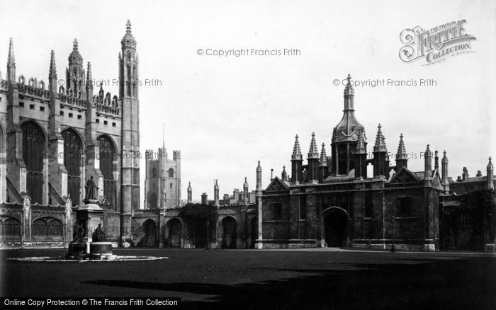 Photo of Cambridge, King's College Chapel And Gate 1890