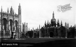 King's College Chapel And Gate 1890, Cambridge
