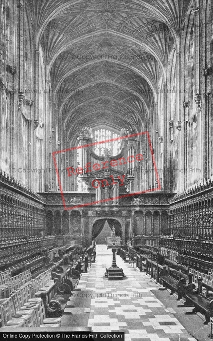 Photo of Cambridge, King's College Chapel c.1920