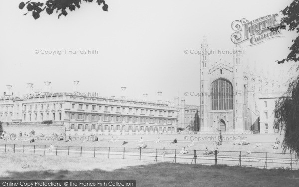 Photo of Cambridge, King's College Chapel c.1965