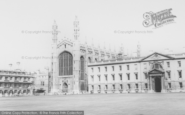 Photo of Cambridge, King's College Chapel c.1965