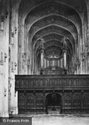 King's College Chapel, Choir c.1870, Cambridge