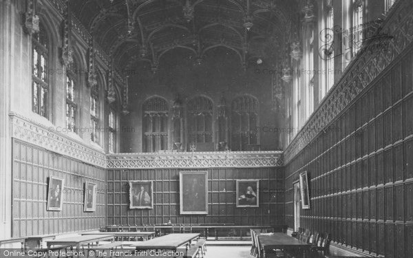 Photo of Cambridge, King's College Chapel, Dining Hall 1890