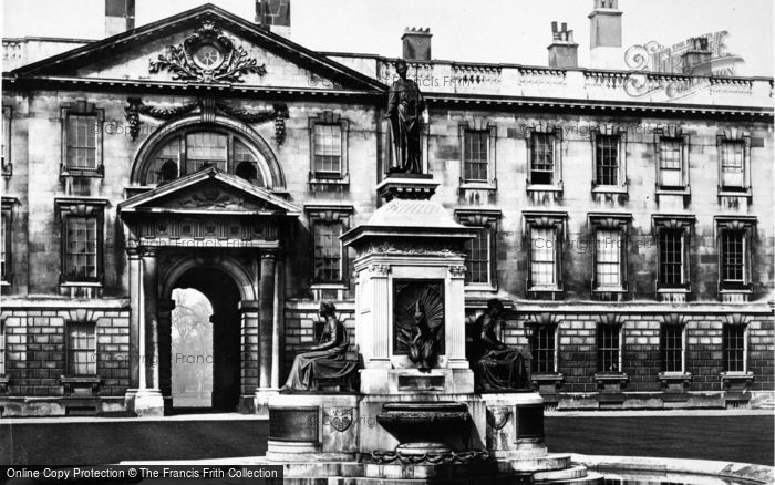 Photo of Cambridge, King's College Chapel, Fountain c.1878