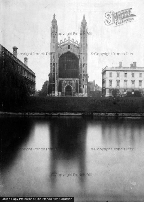Photo of Cambridge, King's College Chapel From River 1931