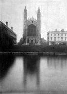 King's College Chapel From River 1931, Cambridge