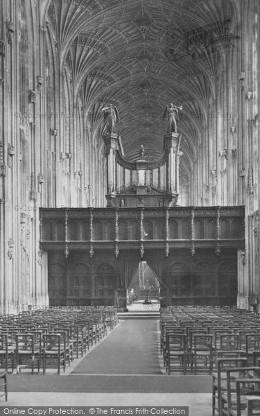Photo of Cambridge, King's College Chapel, Nave East 1890