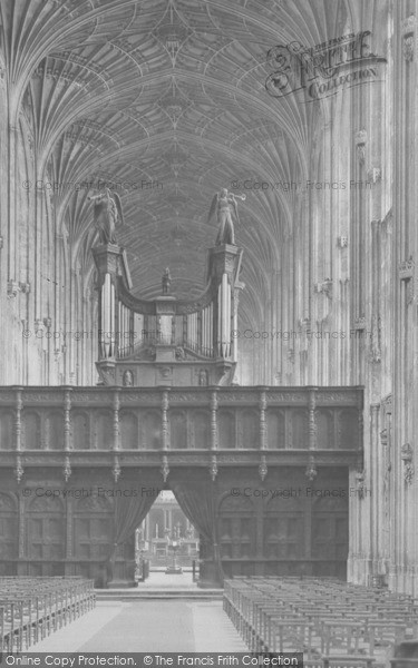 Photo of Cambridge, King's College Chapel, Nave East 1923