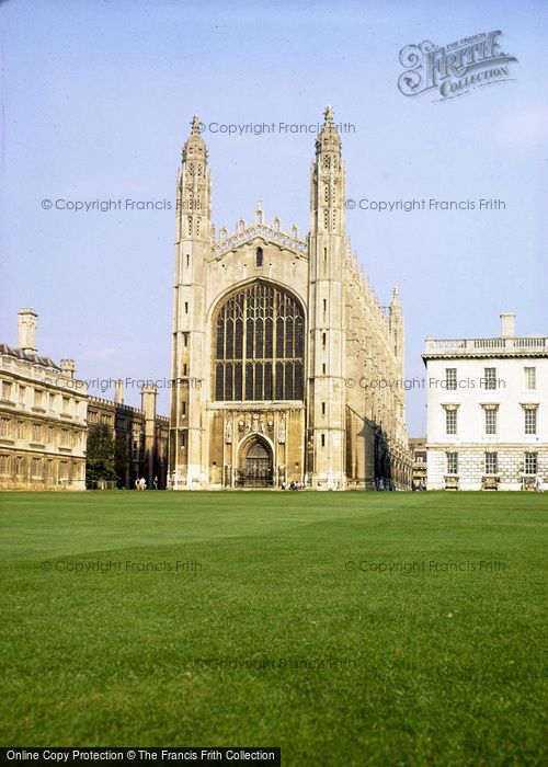Photo of Cambridge, King's College Chapel, West Front c.1980