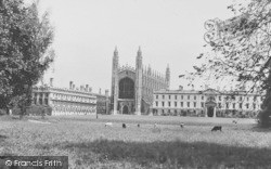 King's College From The Backs c.1955, Cambridge