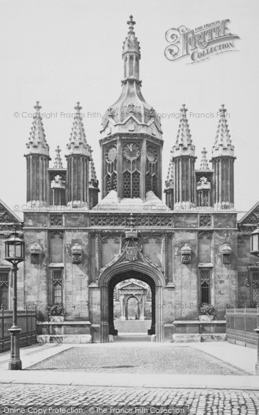 Photo of Cambridge, King's College, Gaetway 1890