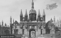 King's College, Great Gate 1890, Cambridge
