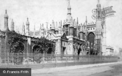 King's College Parade c.1890, Cambridge