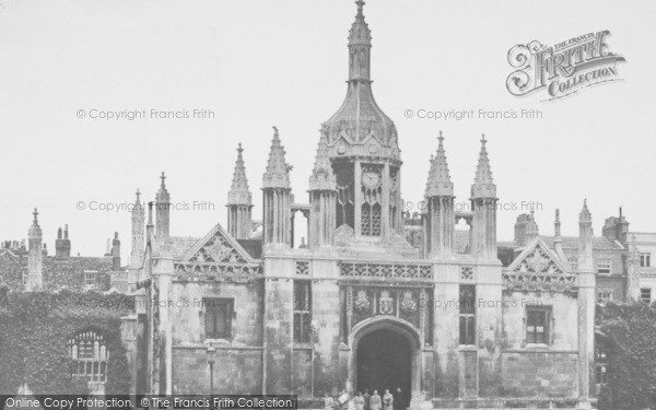 Photo of Cambridge, King's College Porter's Lodge c.1955