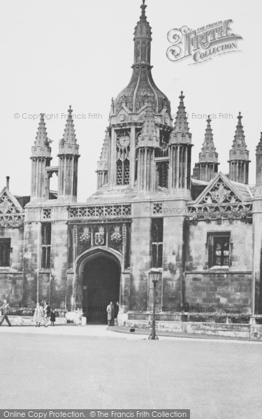 Photo of Cambridge, King's College Porter's Lodge c.1955