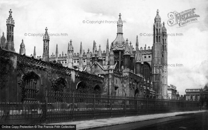 Photo of Cambridge, King's College, Screen And Gate 1890