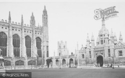 King's College, The Quadrangle c.1960, Cambridge