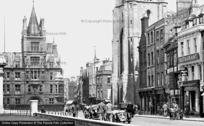 Photo of Cambridge, King's Parade 1933