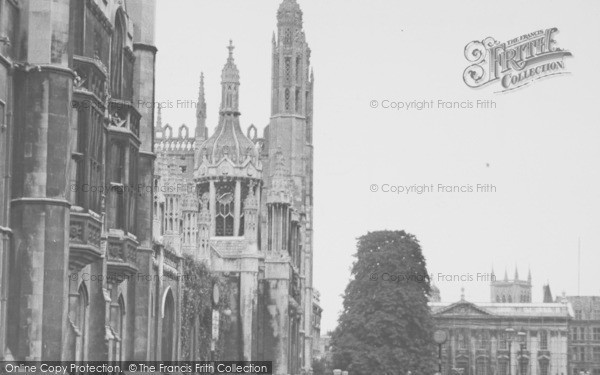 Photo of Cambridge, King's Parade c.1955