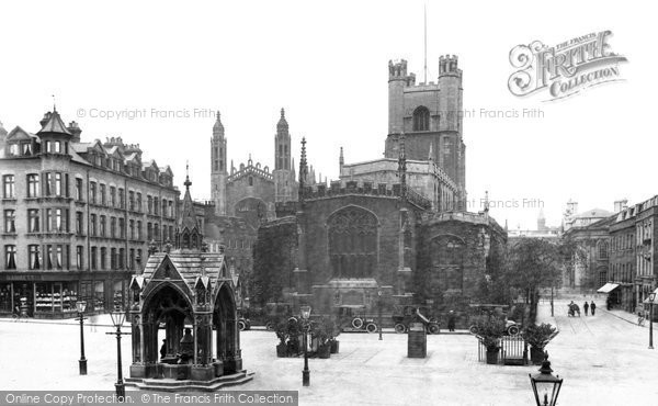 Photo of Cambridge, Market Place 1914