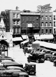 Market Place 1938, Cambridge
