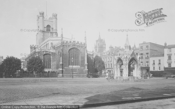 Photo of Cambridge, Market Square 1931