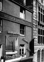 Miller & Sons Music Shop 1931, Cambridge