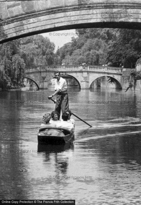 Photo of Cambridge, On The River Cam c.1955